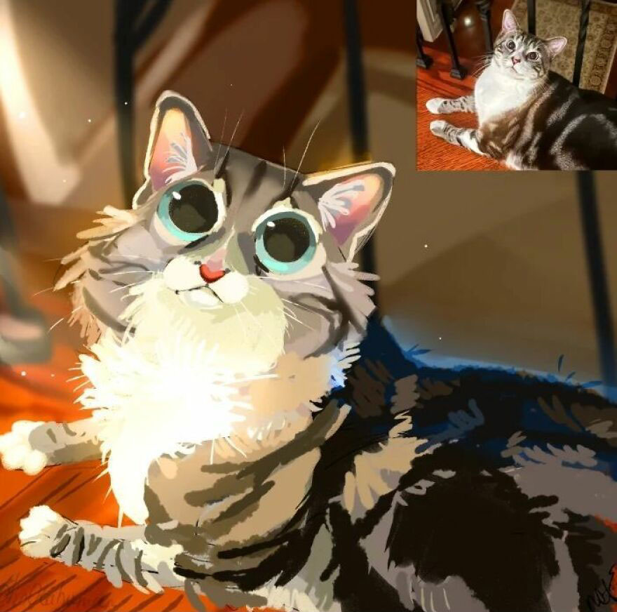 Artist Turns Pets Into Cute Drawings -Interview With Artist