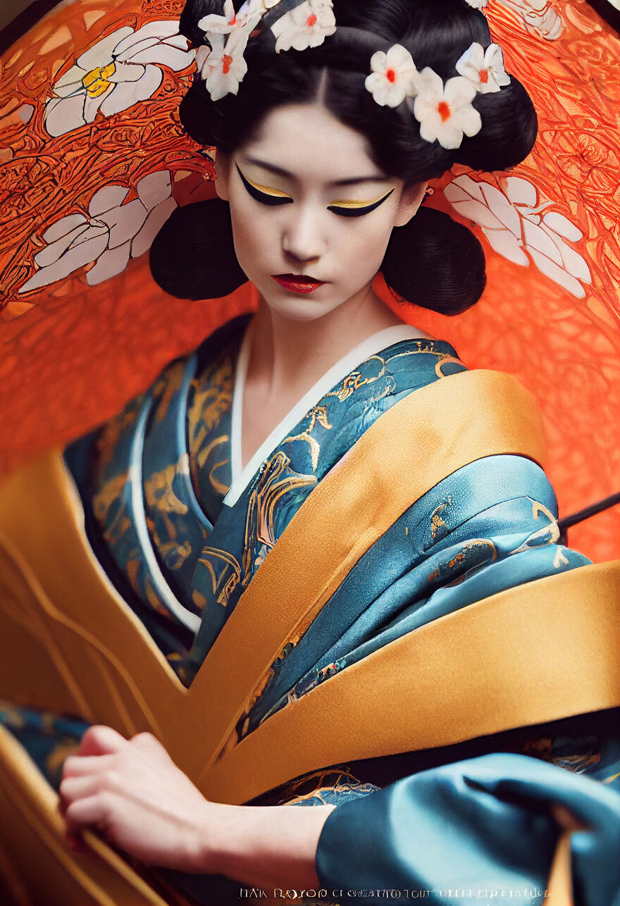 “Art Nouveau Geisha” 7 New Pictures That I Made Bored Panda