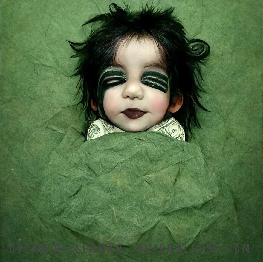 "BILLION DOLLAR BABIES": What If M.J.A.I. and GuignolFest Made Surreal Art For The Sixth Alice Cooper Album In 1973?