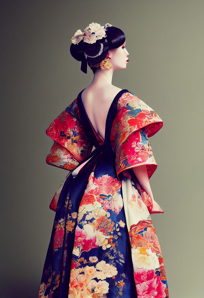 Kimono With Baroque Influence 2