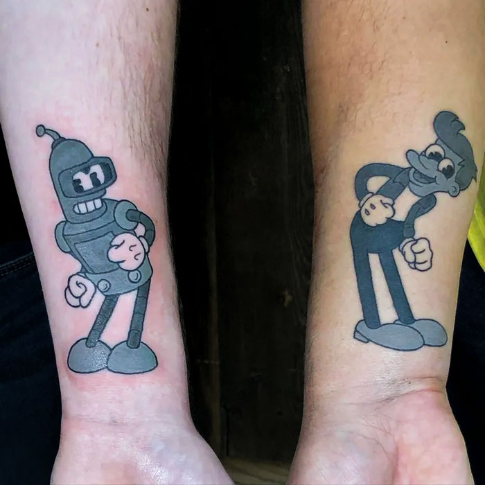 Futurama Inspired Tattoos