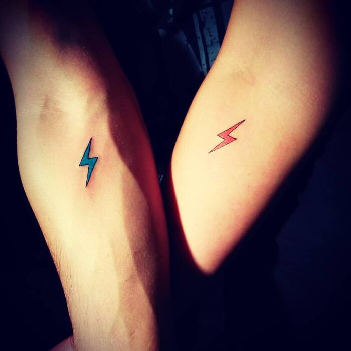 Made Brother And Sister Tattoos Today