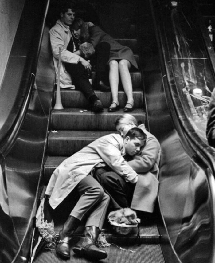 New Year's Eve, Grand Central Station, New York City 1969