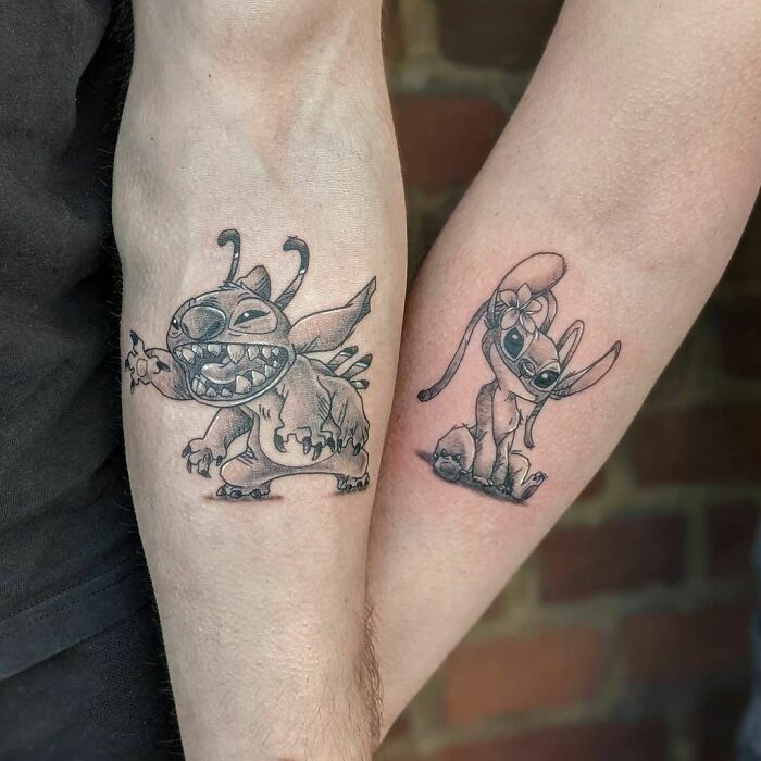 Stitch - Brother And Sister Tattoo