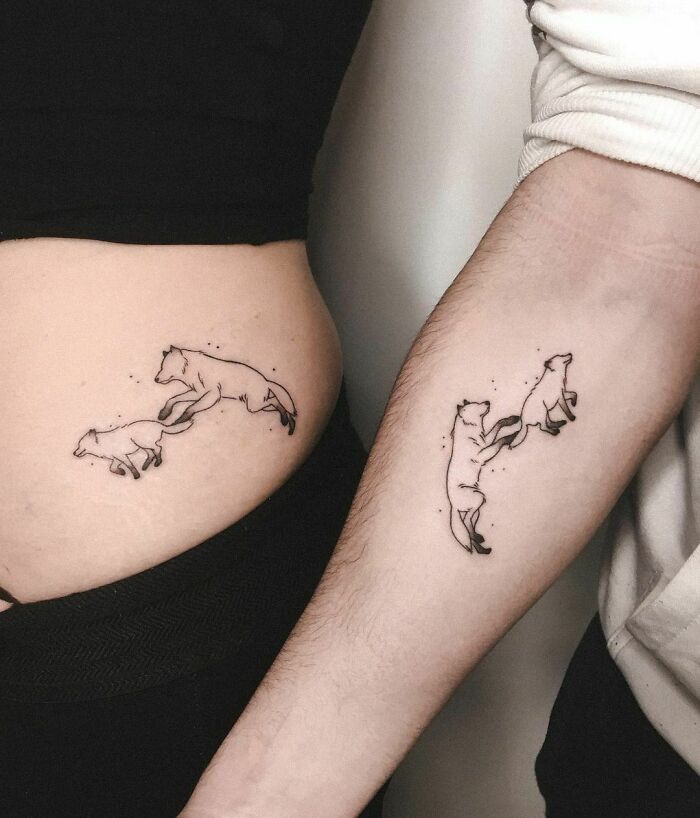 Matching Tattoos For The Siblings