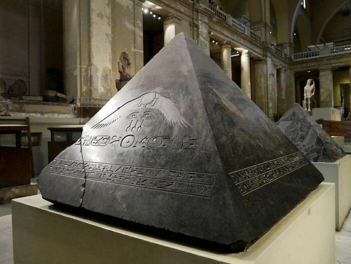 The Capstone Of The Pyramid Of Amenemhat III, 1860 Bc-1814 Bc