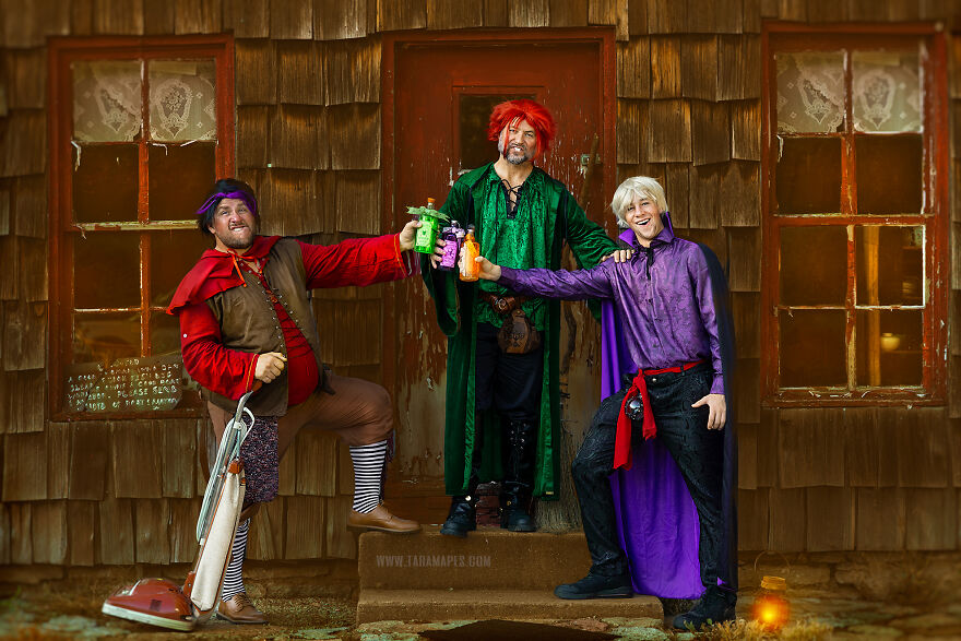 I Had A Photoshoot To Show What It Would Look Like If The Hocus Pocus Witches Were Men, Behold: "Brocus Pocus!" (16 Pics)