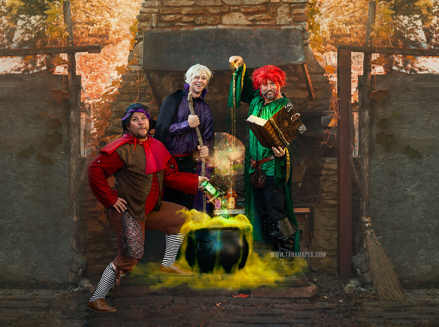 I Had A Photoshoot To Show What It Would Look Like If The Hocus Pocus Witches Were Men, Behold: "Brocus Pocus!" (16 Pics)