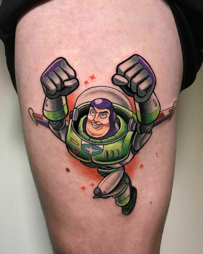 Buzz Lightyear from Toy Story tattoo