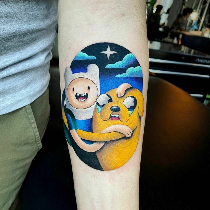 Finn and Jake tattoo 
