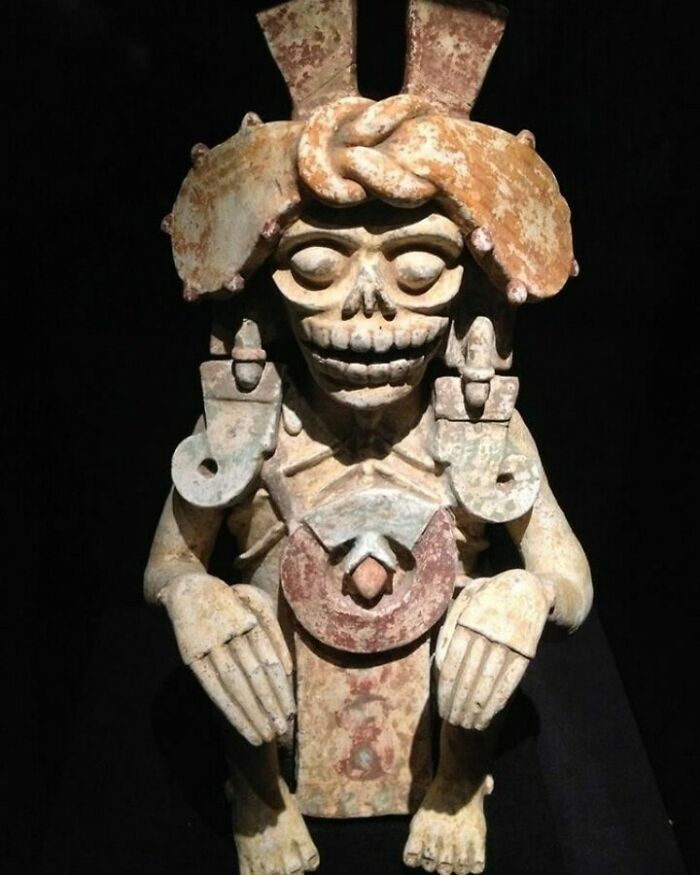 Goddess Mictecacihuatl, Lady Of The Dead" Is Queen Of Mictlan, The Aztec Underworld