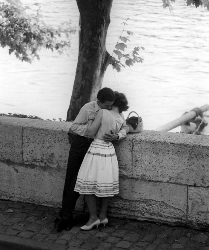 Lovers. Paris. 1950s