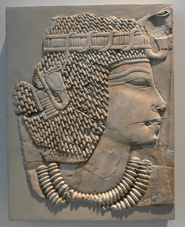 Limestone Relief Depicting The 18th Dynasty Pharaoh Amenhotep III. Artist Unknown; Ca. 1360 Bce. Found At Western Thebes; Now In The Ägyptisches Museum, Berlin