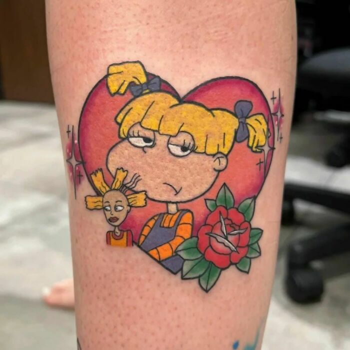 Rugrats inspired tattoo