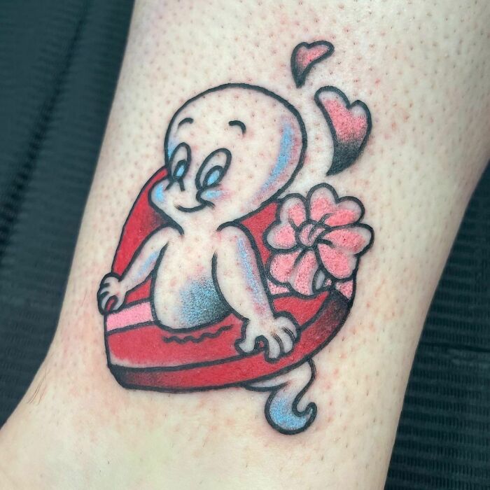 Casper the Friendly Ghost tattoo