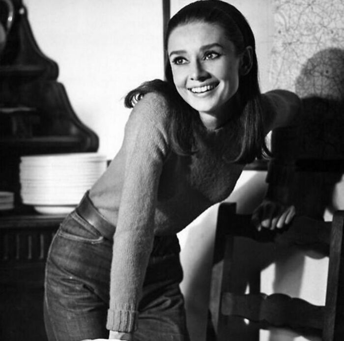 Audrey With Her Hair Down