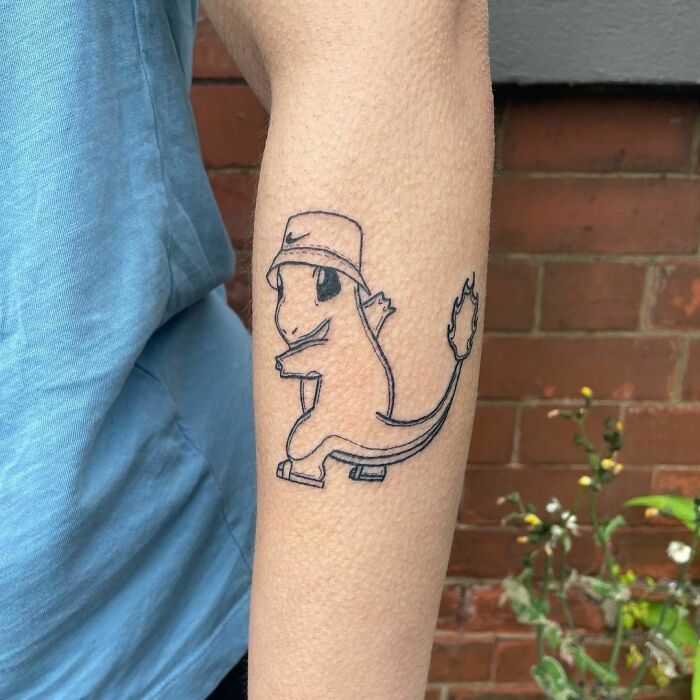 Pokémon Charmander tattoo