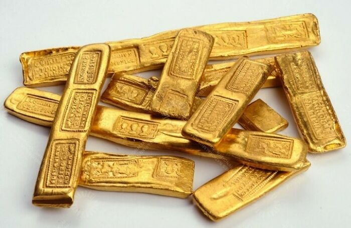 Gold Bars, Roman, 4th Century Ad From The Hungarian National Museum