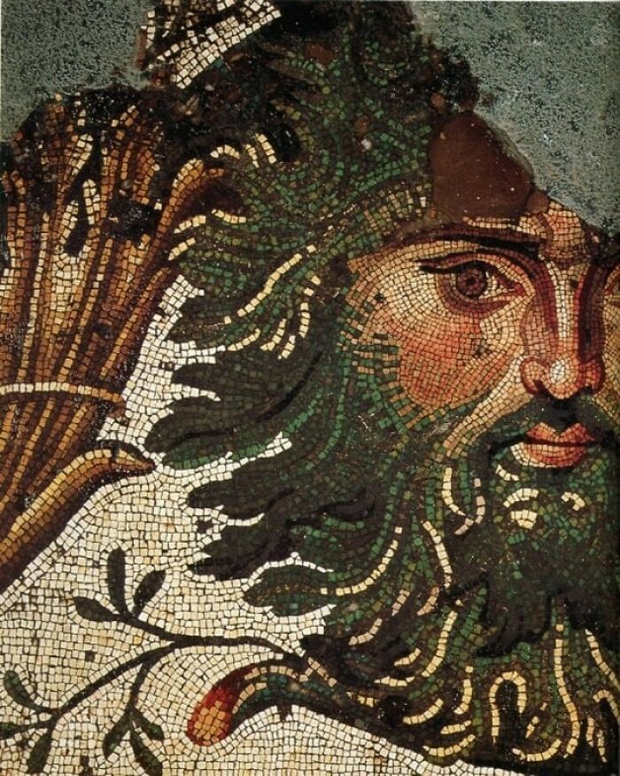 #byzantine Mosaic Detail From Great Palace Mosaic Museum