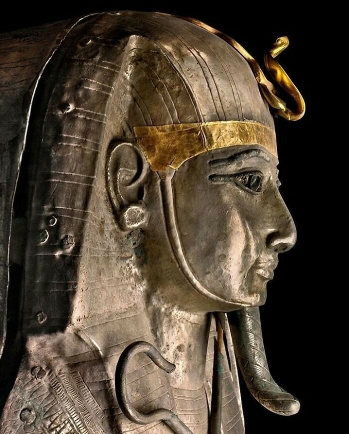 Gallery Of 2 Images.sarcophagus Of Psusennes I, Pharaoh Of The 21st Dynasty Who Ruled Around 1047-1001 B.c. Silver In Ancient Egypt Was A Rare And Scarce Material, More Than Gold. It Was Associated By Its Pale Color To The Moon, To Purity ... To The Pharaohs