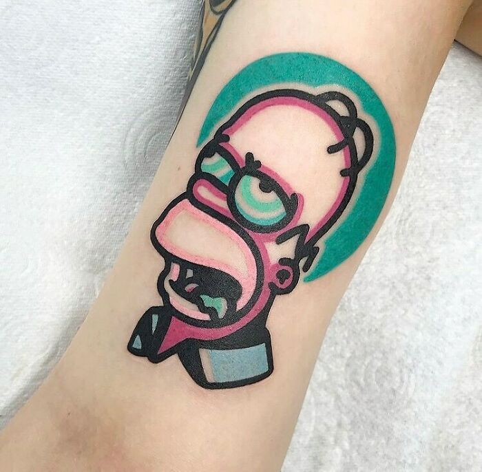 Homer Simpson Tattoo