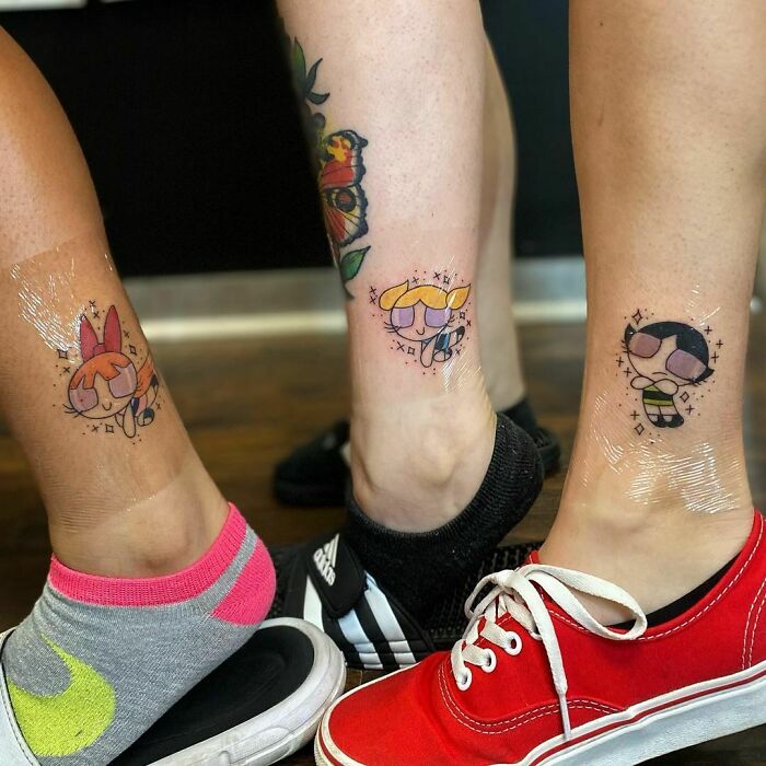 The Powerpuff Girls Tattoos