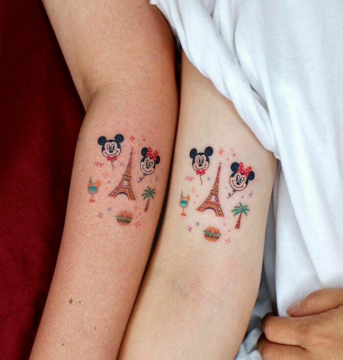 Mickey & Minnie Mouse Tattoos