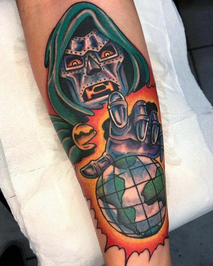 Dr. Doom Tattoo