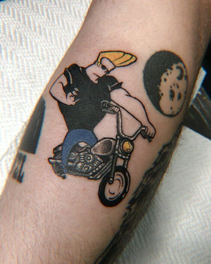 Johnny Bravo Tattoo