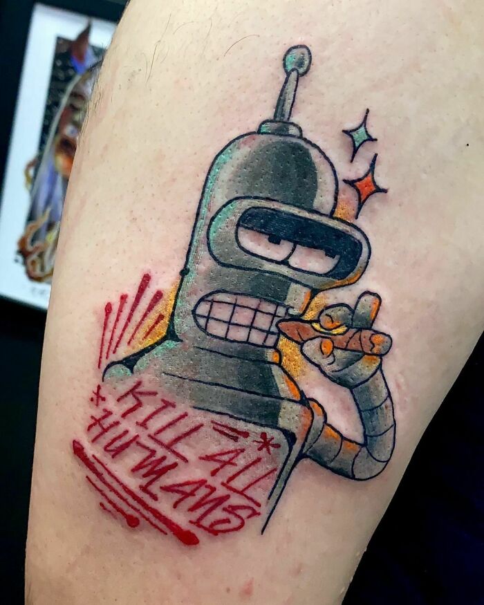 Futurama inspired tattoo