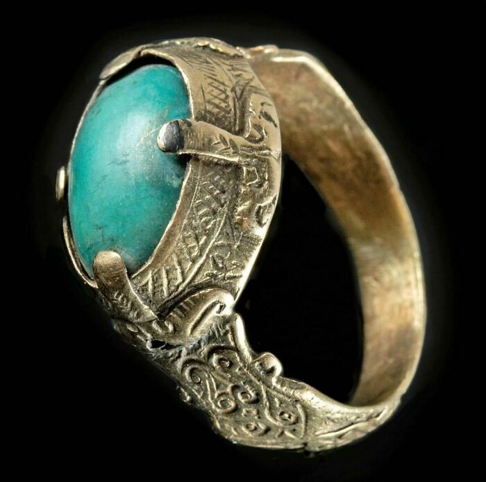 Silver And Turquoise Ring, Persian, 11th-12th Century