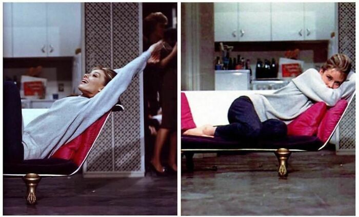 Audrey Hepburn On The Set Of Breakfast At Tiffany's, 1961