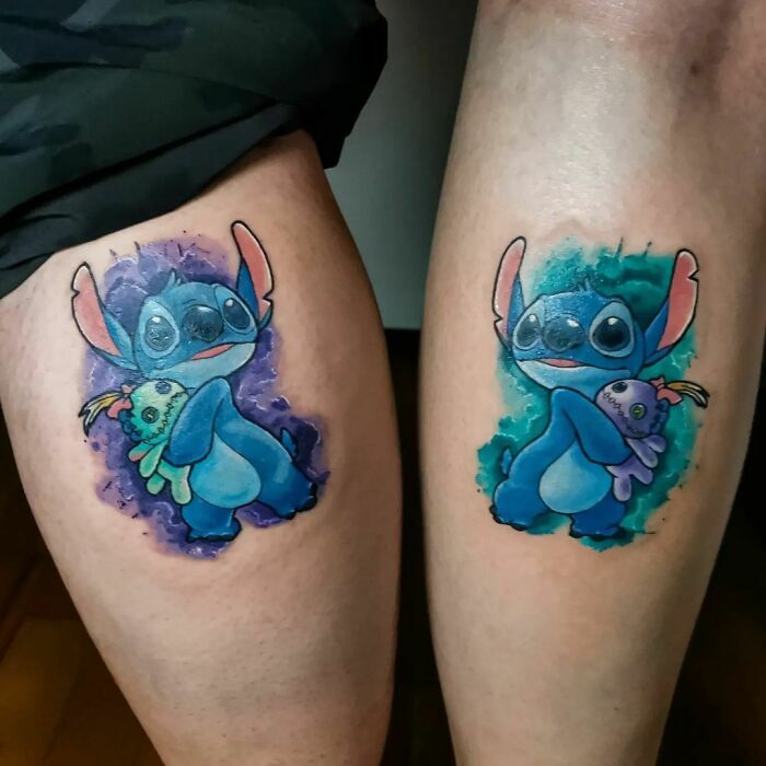 Matching Stitch Tattoos