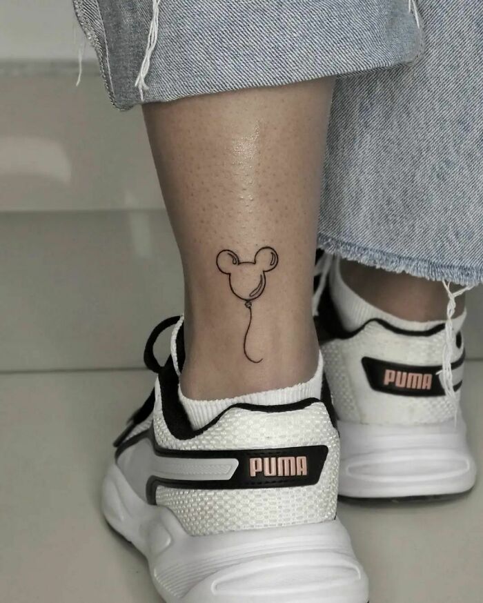 The Mickey balloon tattoo I wanted for forever and I love it so much :  r/disney