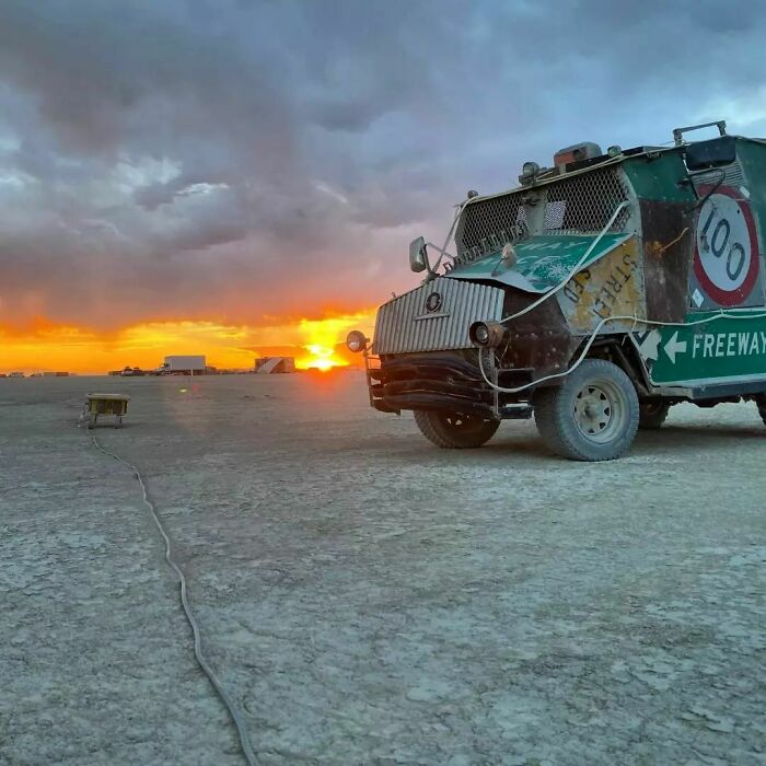 Windstorm Sleepless Nights, And Weather That Tries To Kill You. Welcome To Burning Man. 📸 Hobbs
#extremeweather #elements #nature #recycled #brc #thankslarry #burningman2022 #burningman #apocalyptic #vehicle #panzer #kinderpanzer #aircooled #armoredcar