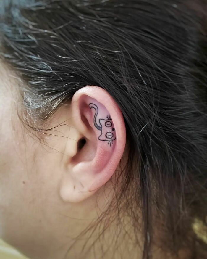 Behind Ear Tattoos  Tattoo Designs Tattoo Pictures  Page 5