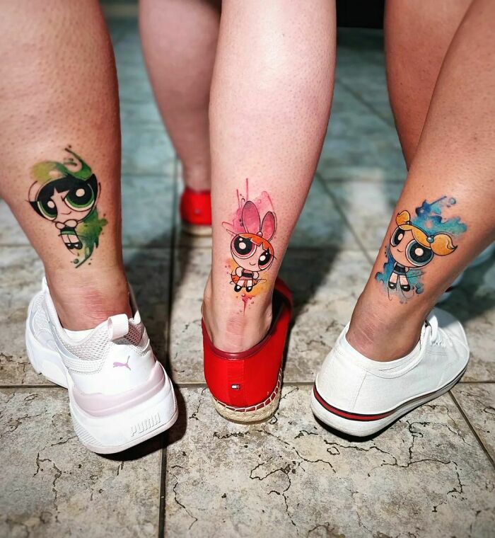 The Powerpuff Girls Tattoos