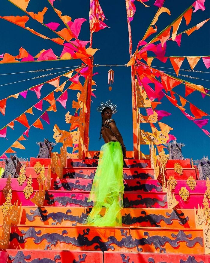 Gallery Of 5 Images.
burning Man 2022✨
~waking Dreams~
the Playa Took Me To A Whimsical And Dreamy Place, Full Of Love, Colors, Creativity, Imagination, Freedom, And Happiness.
it Was Beyond Magical✨
this Is My Favorite Art Temple. It Really Touched My Heart As Soon As I Arrived There. It Described All The Amazing Feelings I Had And My State Of Being. I Was Moved By Every Single Artistic Elements, My Chakras Were All Opened Wide And Am So Grateful That I Got To Experience This Beauty. ❤️
.
.
.
.
.
.
#burningman #burningman2022 #playa #transformative #creativity #burnerfashion #love #goodvibesonly