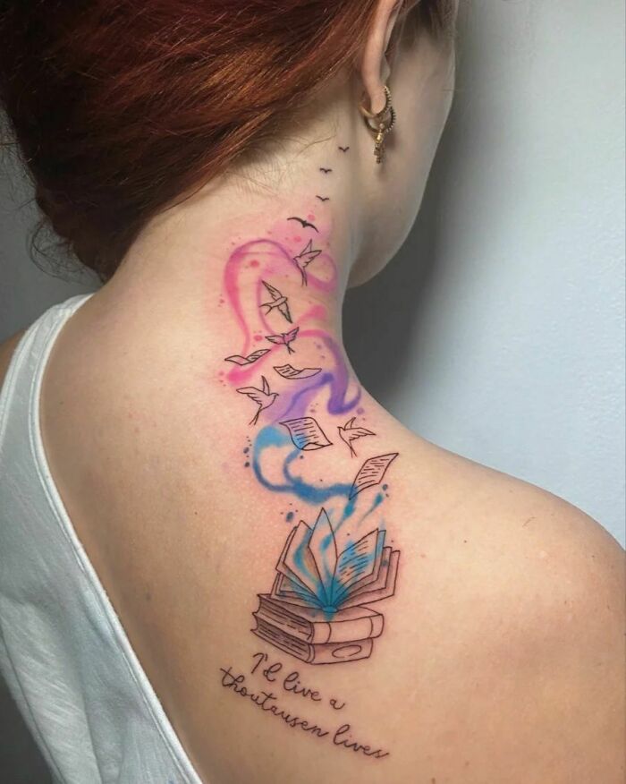 Tattoo For A Lover Of Reading