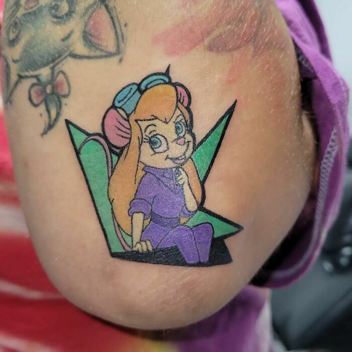 Chip And Dale inspired tattoo