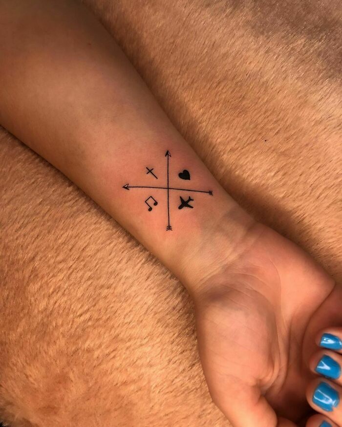 Simple Tattoo designs of heart and star combination beautiful idea - YouTube