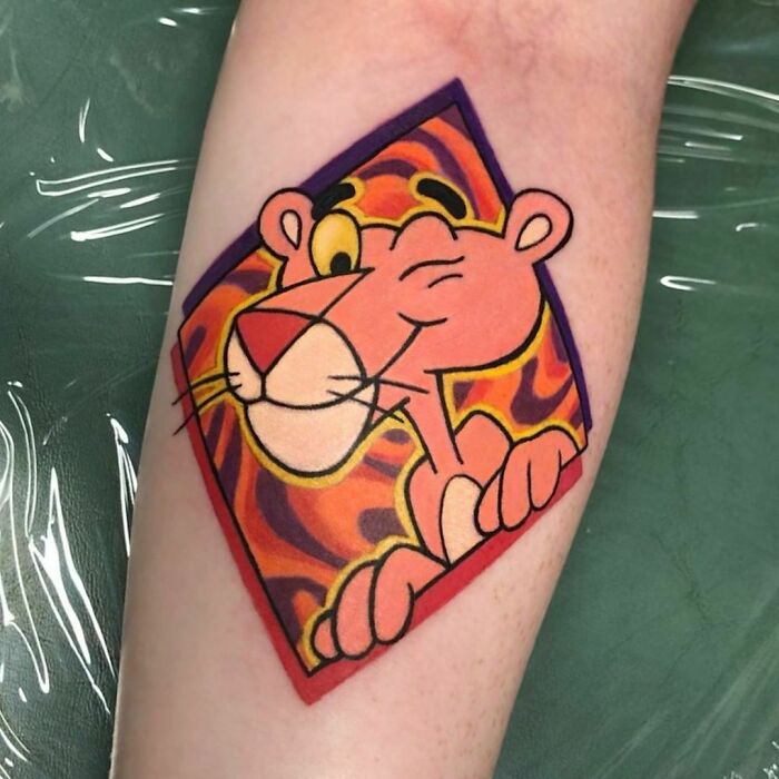 The Pink Panther tattoo
