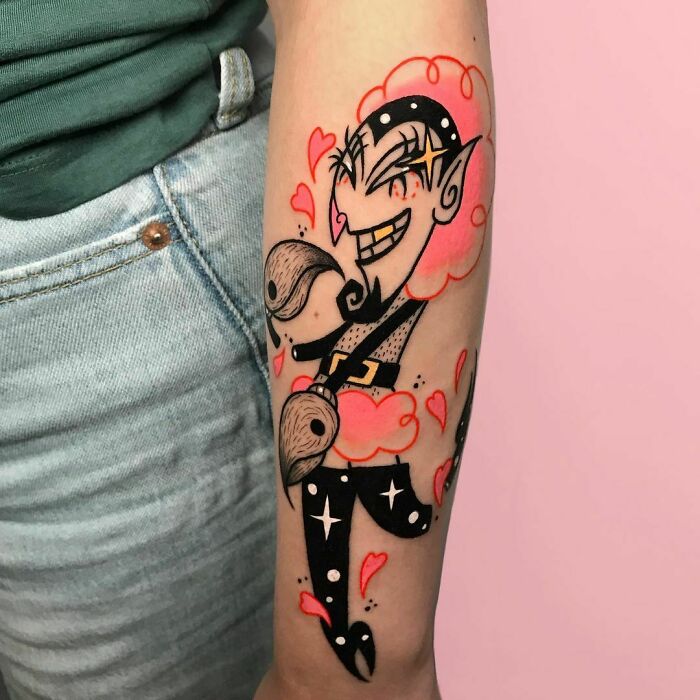 Powerpuff Girls villain tattoo