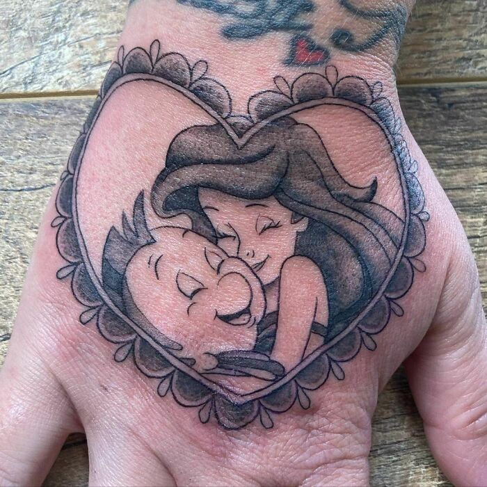 The Little Mermaid Ariel tattoo