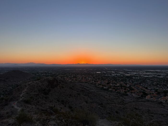 Sunrise From South Mountain, Az