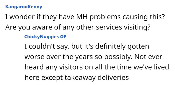 Woman Shares Her Struggles With Neighbors Who She’s Never Seen Clean Up In The 8 Years She’s Lived There Woman Shares Her Struggles With Neighbors Who She’s Never Seen Clean Up In The 8 Years She’s Lived There