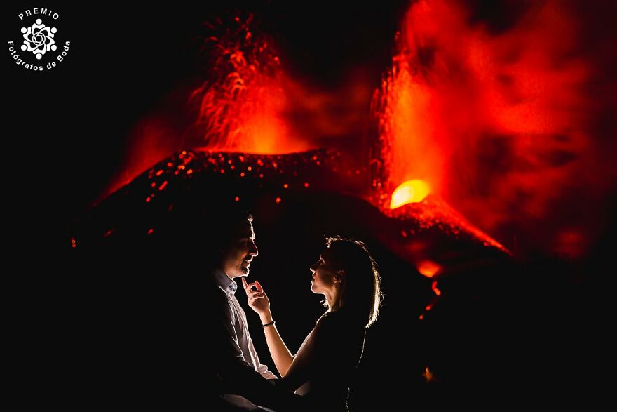 "Volcano In The Background" By Pedro Alvarez