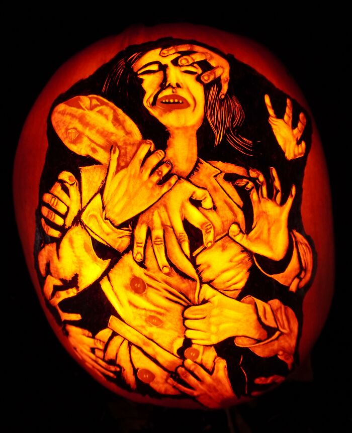 Night Of The Living Dead Pumpkin Carving