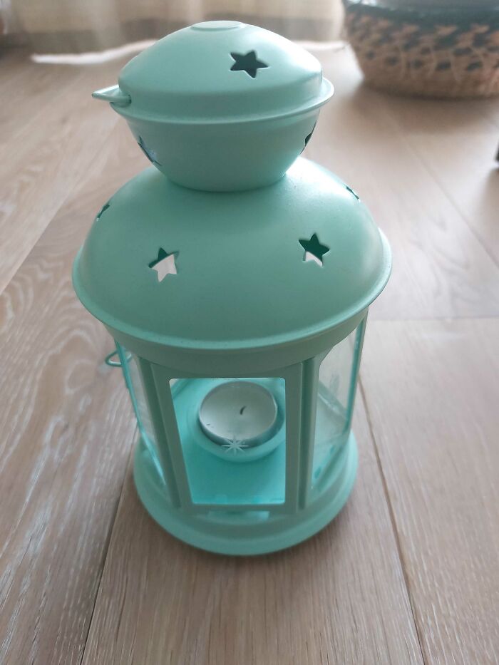 Lantern - Candle Holder. Thought It Was Cute When I Bought It But Now It's Just Collecting Dust