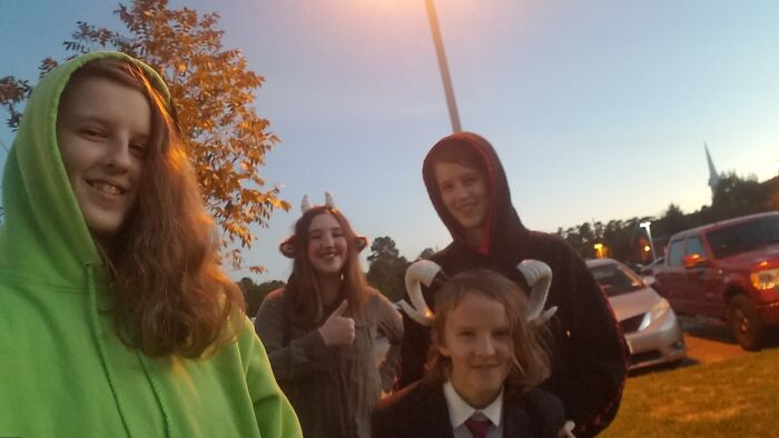 Me And My Friends As Tubbo, Dream, Badboyhalo, And Schlatt